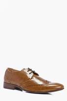 Thumbnail for your product : boohoo Brogue Toe Formal Shoe