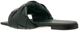Bottega Veneta 10mm Lido Leather Slide Flats
