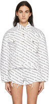 Thumbnail for your product : Alexander Wang White Falling Back Jacket