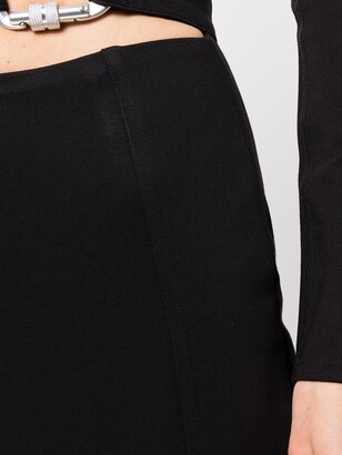 Heliot Emil Harness-Detail Cut-Out Skirt