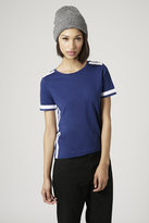 Thumbnail for your product : Topshop Sporty trim tee