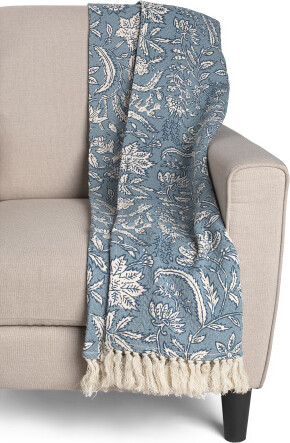 TJMAXX 50X60 Floral Throw - ShopStyle