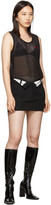 Thumbnail for your product : Alexander Wang Black Wool Flipped Waistband Skirt