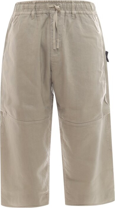 Stone Island Shadow Project Wide Leg Drawstring Trousers