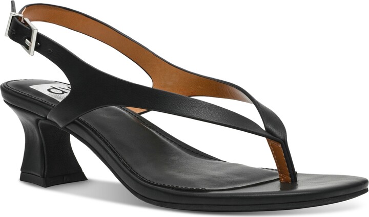 Dv Dolce Vita Women's Birdie Ankle-Strap Thong Heeled Dress Sandals