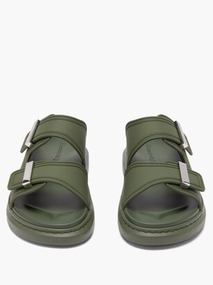 Alexander McQueen Hybrid Rubber Sandals - Khaki