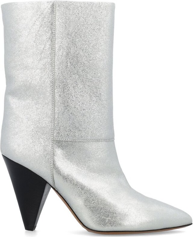 Sociaal Pigment fout Isabel Marant Women's Silver Boots | ShopStyle