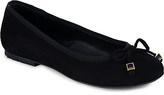 Thumbnail for your product : Fendi Bow suede pumps 7-9 years