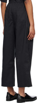 Thumbnail for your product : AMOMENTO Black Striped Trousers