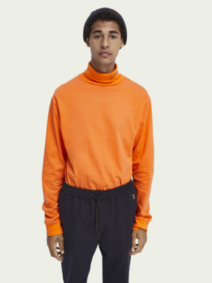 neon orange turtleneck mens