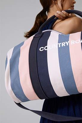 Country Road Vertical Stripe Logo Tote