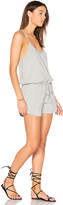 Thumbnail for your product : Bobi Supreme Jersey Tie Front V Neck Romper