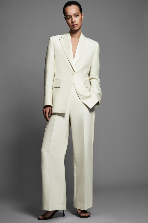 COS The WideLeg Tuxedo Pants ShopStyle