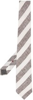 Thumbnail for your product : Brunello Cucinelli Striped Pointed Tie