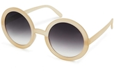 Thumbnail for your product : ASOS Nude Round Sunglasses