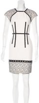 Thumbnail for your product : Andrew Gn Lace-Trimmed Sheath Dress