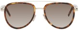 Thumbnail for your product : Kenzo Tortoiseshell Aviator Sunglasses