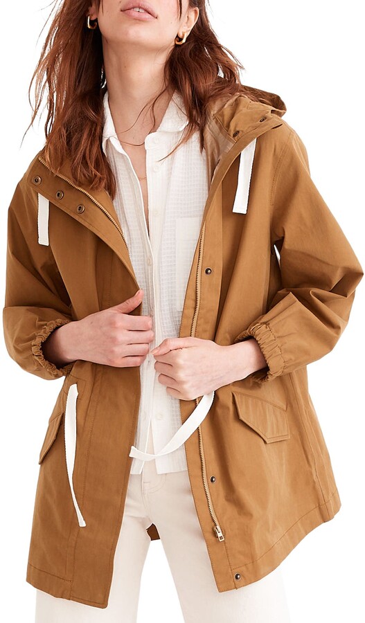 showerproof raincoat