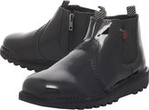 Thumbnail for your product : Kickers Kick chels patent leather boots 9-10 years