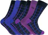 Thumbnail for your product : Sock Snob 6 Pairs of Mens Funky Soft Bamboo Socks in many designs