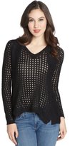 Thumbnail for your product : RD Style black loose knit v-neck sweater