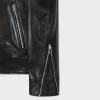 Thumbnail for your product : Paul Smith Men's Black Leather Asymmetric-Zip Biker Jacket