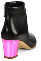 Thumbnail for your product : Rupert Sanderson Leather Colorblock Heel Ankle Boots