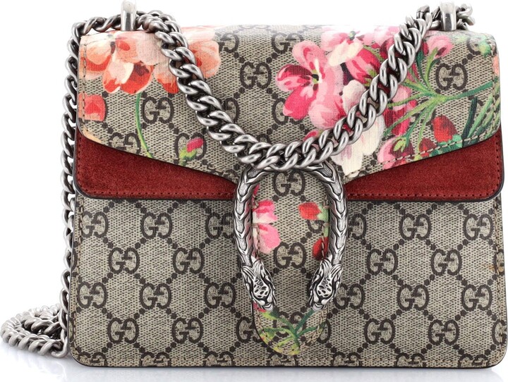Gucci Dionysus Bag Blooms Print GG Coated Canvas Mini