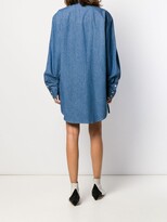 Thumbnail for your product : Circus Hotel Embellished Ruched Shirt Dress