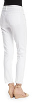 Thumbnail for your product : Eileen Fisher Organic Skinny Ankle Jeans, White, Petite