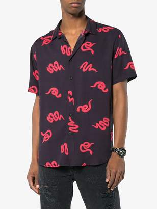 Ksubi Neon Snake Print Shirt