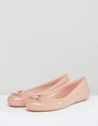 Melissa Pink Space Love Flat Shoes