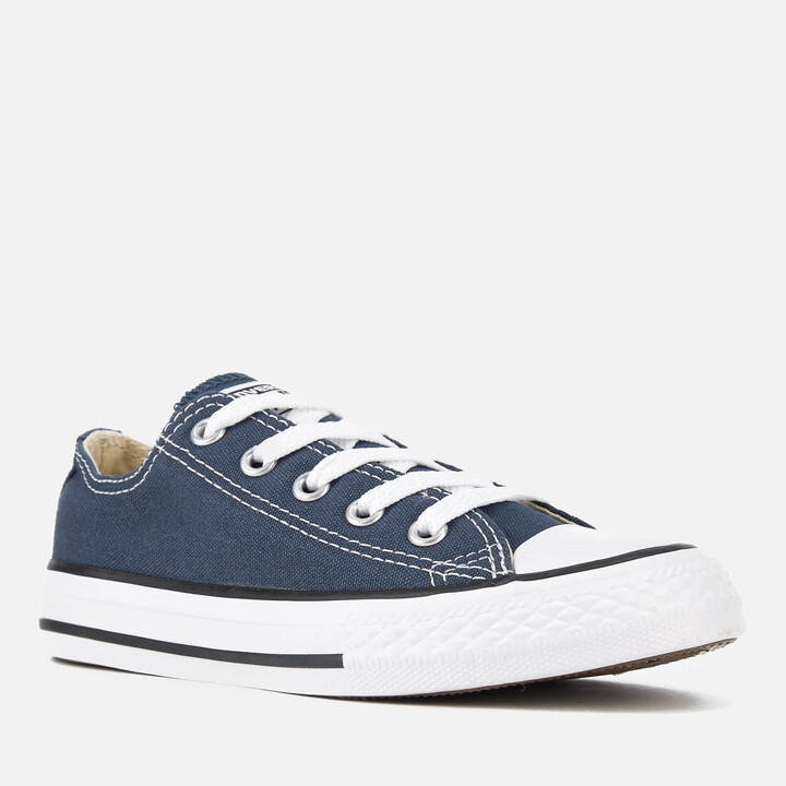 converse navy low