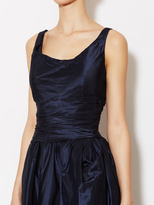 Thumbnail for your product : Oscar de la Renta Silk Taffeta Scoopneck Dress