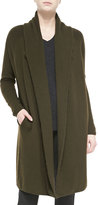 Thumbnail for your product : Vince Car Coat Sweater, Foliage