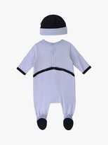 Thumbnail for your product : HUGO BOSS Baby Cotton Sleepsuit & Hat Set, Pale Blue