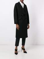 Thumbnail for your product : Ermanno Scervino pompom detailing mid coat