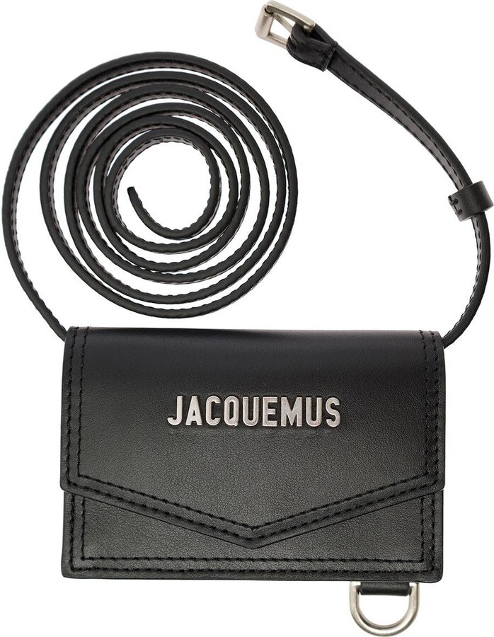 Jacquemus 'le port azur' card holder with strap - ShopStyle Wallets