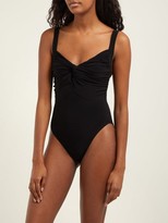 Thumbnail for your product : Norma Kamali Twist Mio Ruched Swimsuit - Black