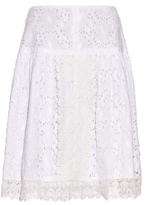 Marianna Queene And Belle Broderie Anglaise Skirt - Womens - White