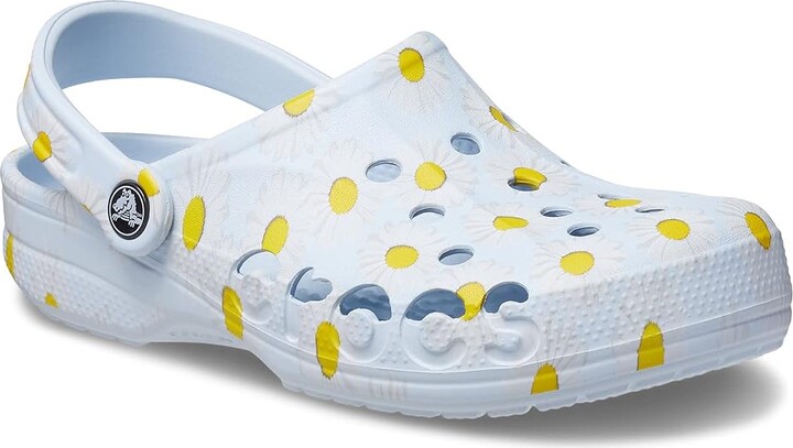 Crocs Baya Seasonal Printed Clog (Mineral Blue/Multi Sun Shine) Shoes -  ShopStyle
