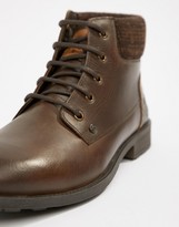 Thumbnail for your product : Original Penguin Leather Lace Up Boots in Brown