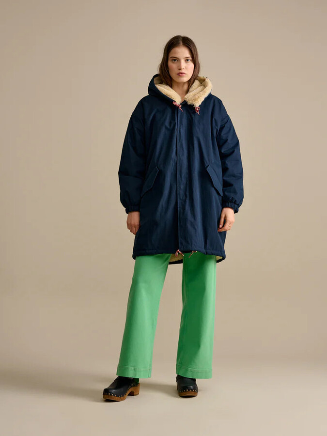 Bellerose LAOS parka navy ShopStyle Coats