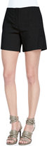 Thumbnail for your product : Theory Crunch Mid-Thigh Linen-Blend Shorts