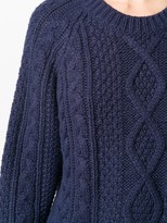 Thumbnail for your product : P.A.R.O.S.H. Chunky Cable Knit Jumper