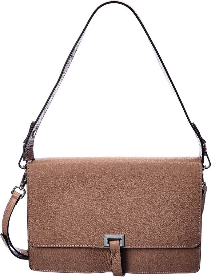 Italian Leather Top Handle Shoulder Bag ShopStyle