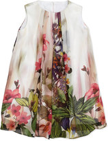 Thumbnail for your product : Helena Floral-Print Chiffon Shift Dress