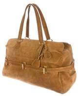 Thumbnail for your product : Burberry Suede Weekender Bag