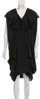 Thumbnail for your product : By Malene Birger Sleeveless Ruffle-Accented Dress