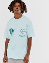 Thumbnail for your product : ASOS loose fit t-shirt with chest & back print